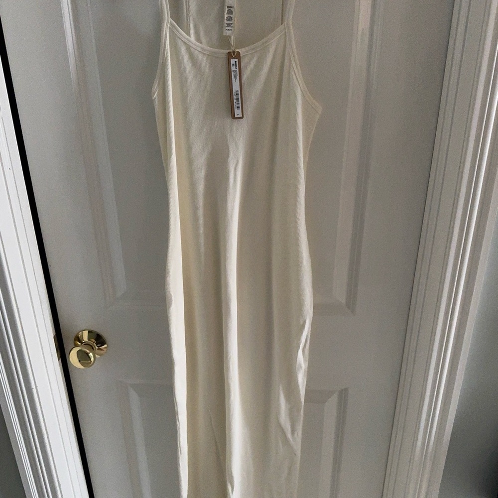 SKIMS NWT Ivory Tank Dress